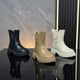 "Kids Winter Fashion Boots – Non-Slip Warm Leather Boots with Chunky Sole for Girls"