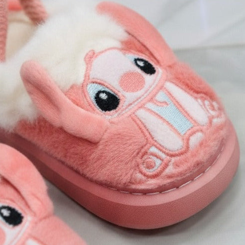 Girls' Fuzzy Bunny House Slippers — Product image: 