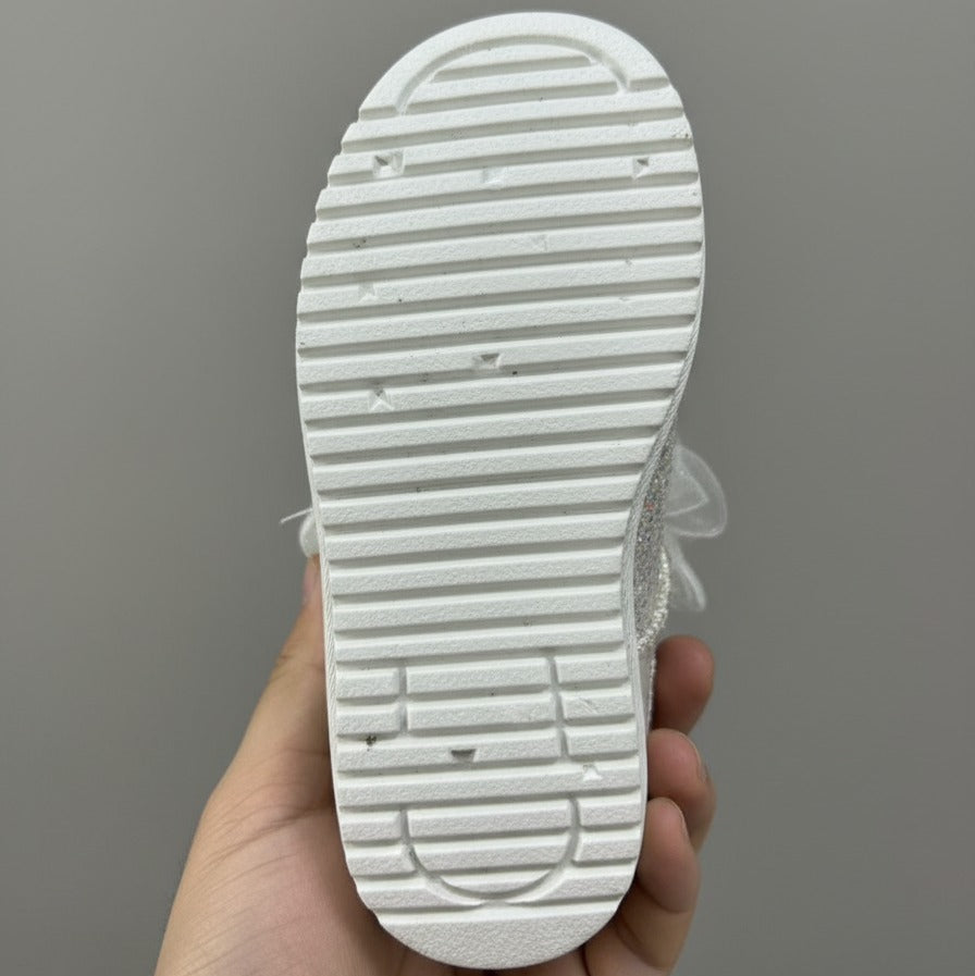 Girls' Glitter Bow Winter Ankle Boots — Product image: 