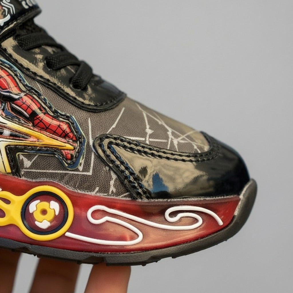 Baskets lumineuses Spider-Man pour enfants