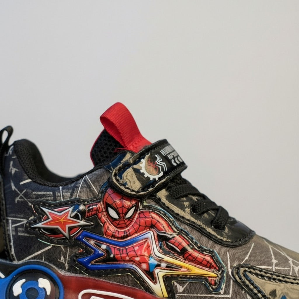 Baskets lumineuses Spider-Man pour enfants