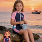 Kids Shark Swim Suit – One-Piece UV Protection Swimwear