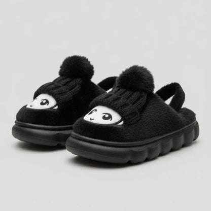 "Warm Cartoon Winter Slippers for Kids - Comfort and Fun in Every Step!"
