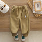 Ensemble sweat-shirt à capuche d'hiver pour enfants, nouveau style, vêtements d'hiver pour bébé garçon, plus gilet épais en velours, ensemble trois pièces
