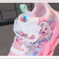 Girls' shoes with LED lights, comfortable and stylish 02