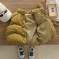 Ensemble sweat-shirt à capuche d'hiver pour enfants, nouveau style, vêtements d'hiver pour bébé garçon, plus gilet épais en velours, ensemble trois pièces