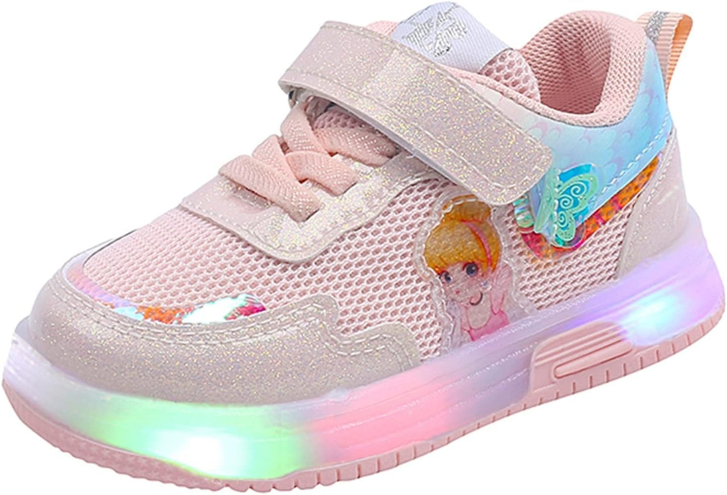 Kids Princess Light-Up Sneakers for Girls