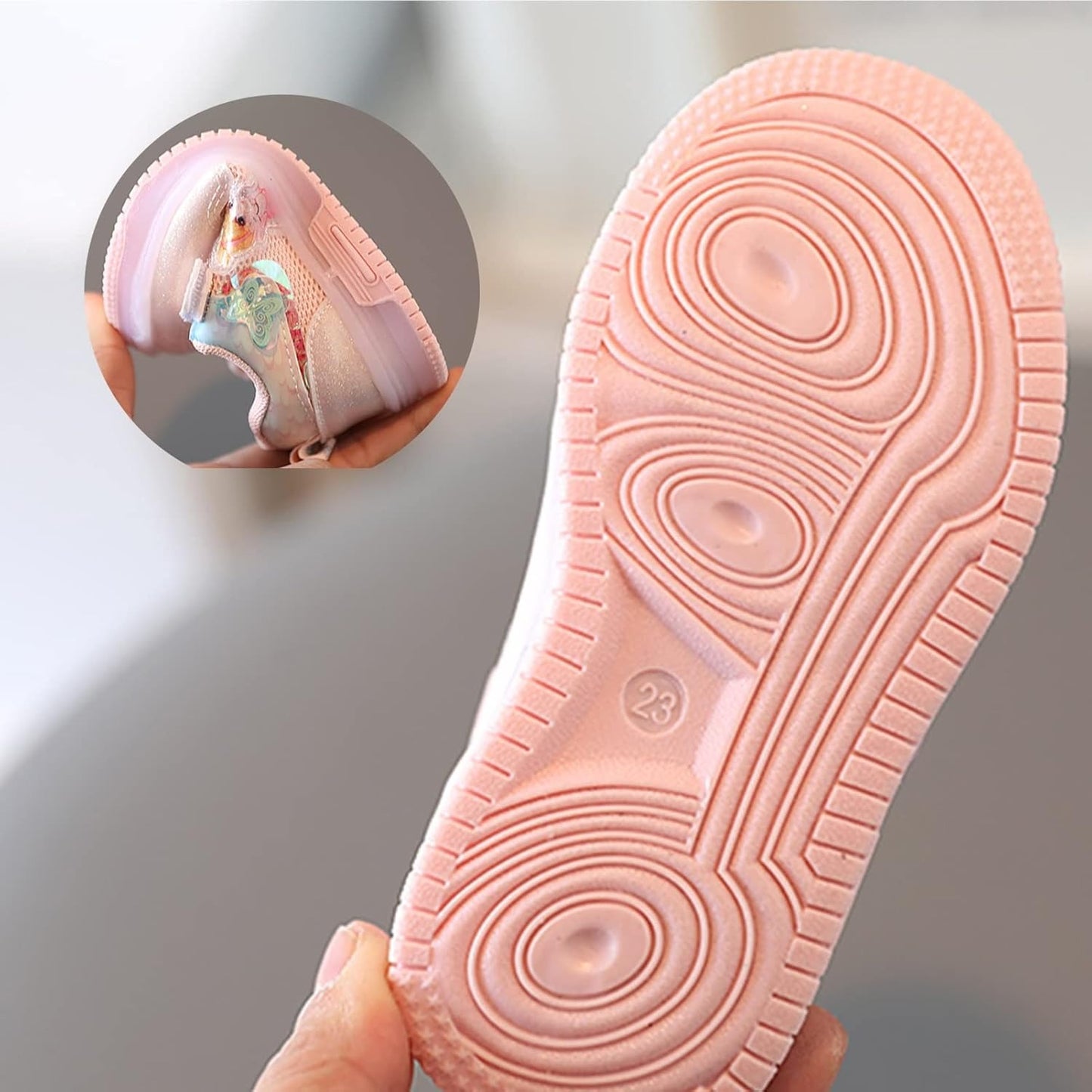 Kids Princess Light-Up Sneakers for Girls