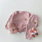 2 piece Teddy Bear Hug: Cozy Cotton Tracksuit Set for Kids - Unisex