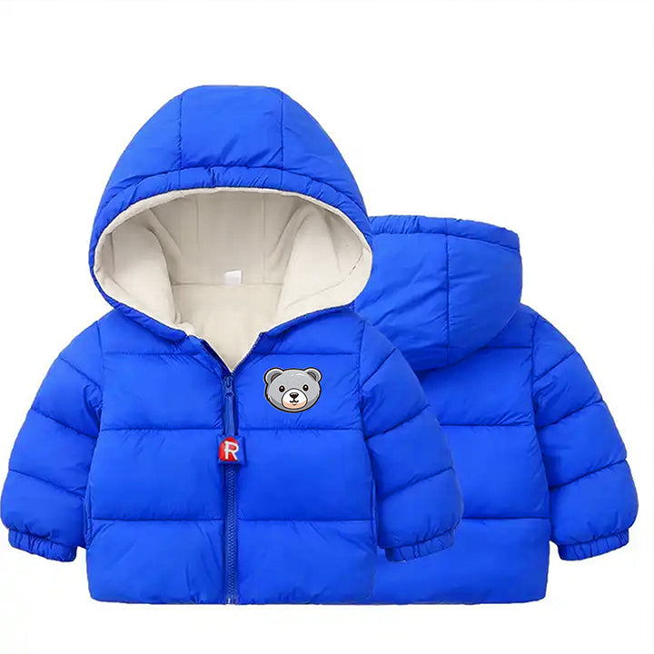 Cozy Kids' Hooded Winter Cotton Jacket