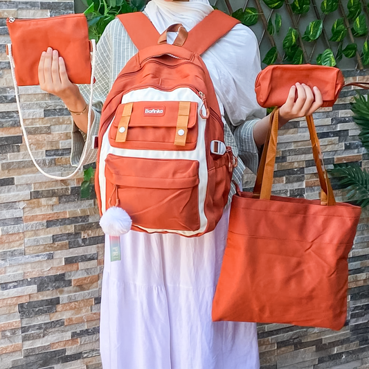 🎒 Ensemble de sac à dos d'école multifonctionnel 5 en 1 – Élégant et pratique