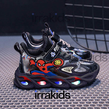 Step Up Their Style Game with Superhero LED Shoes for Kids - IRRAKIDS
