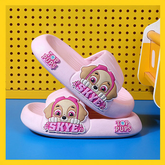 Sandales confortables Paw Patrol pour enfants : design de dessin animé mignon avec ajustement doux et confortable.