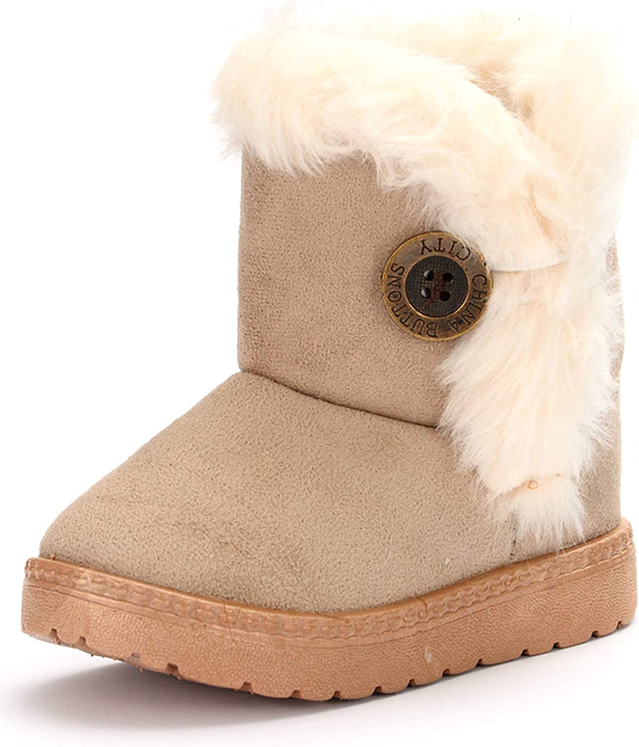 Cute and Cozy: Button-Closure Boots for Boys and Girls