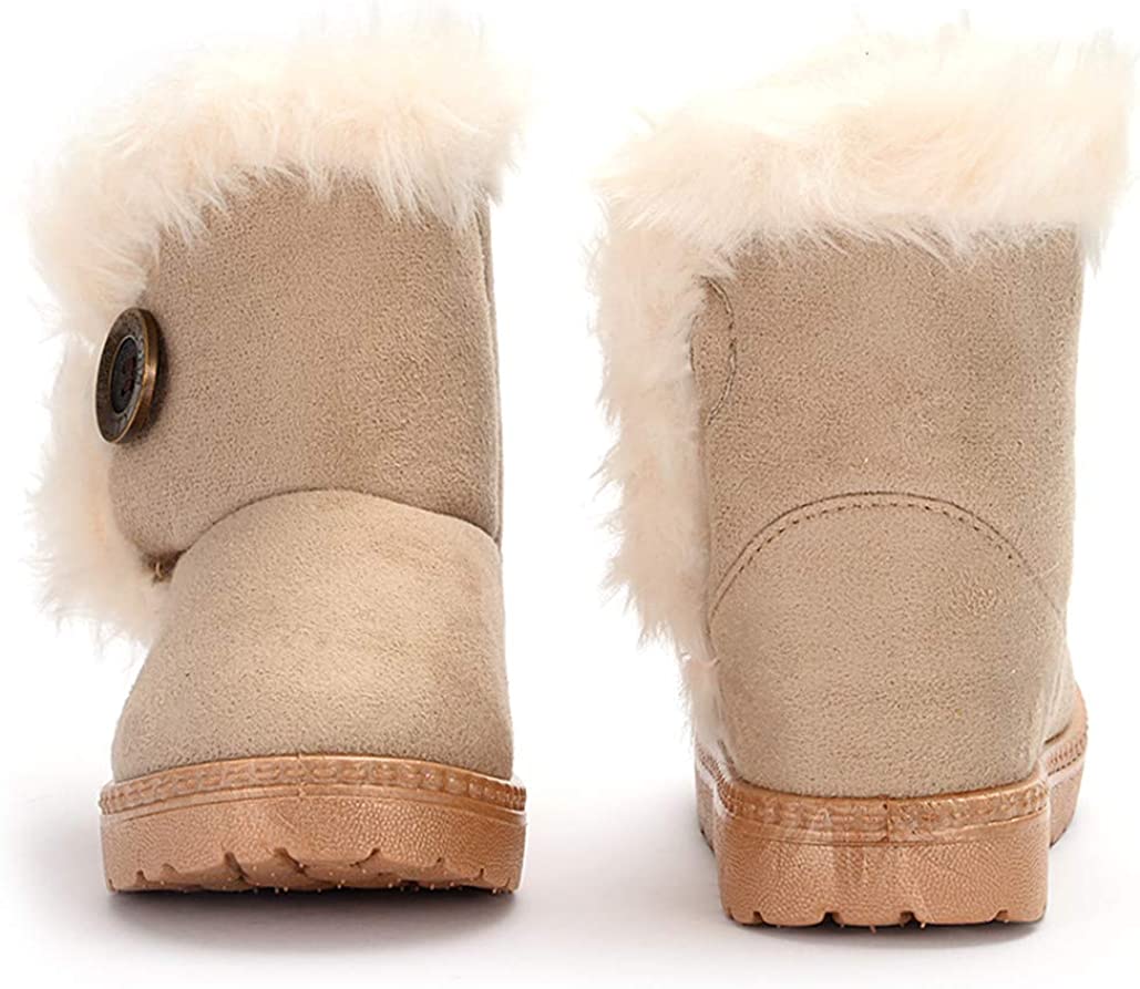 Cute and Cozy: Button-Closure Boots for Boys and Girls