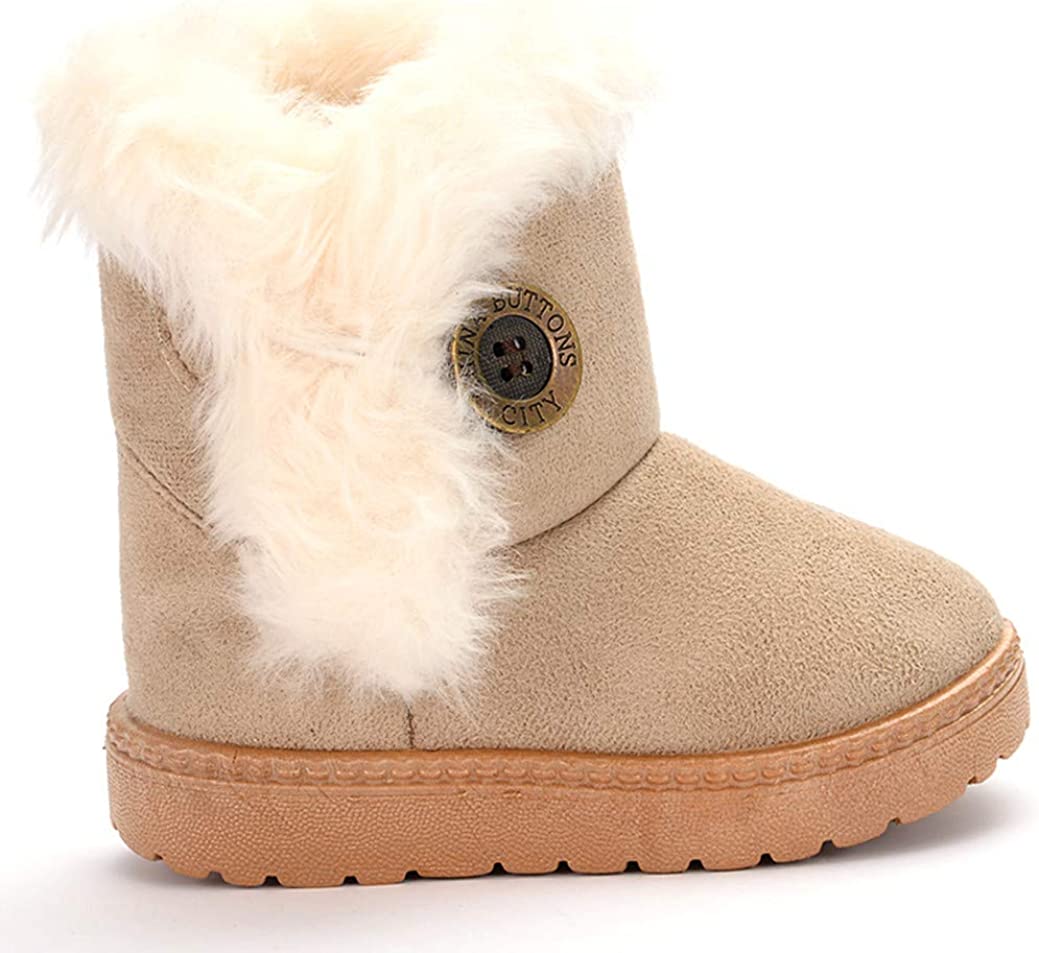 Cute and Cozy: Button-Closure Boots for Boys and Girls