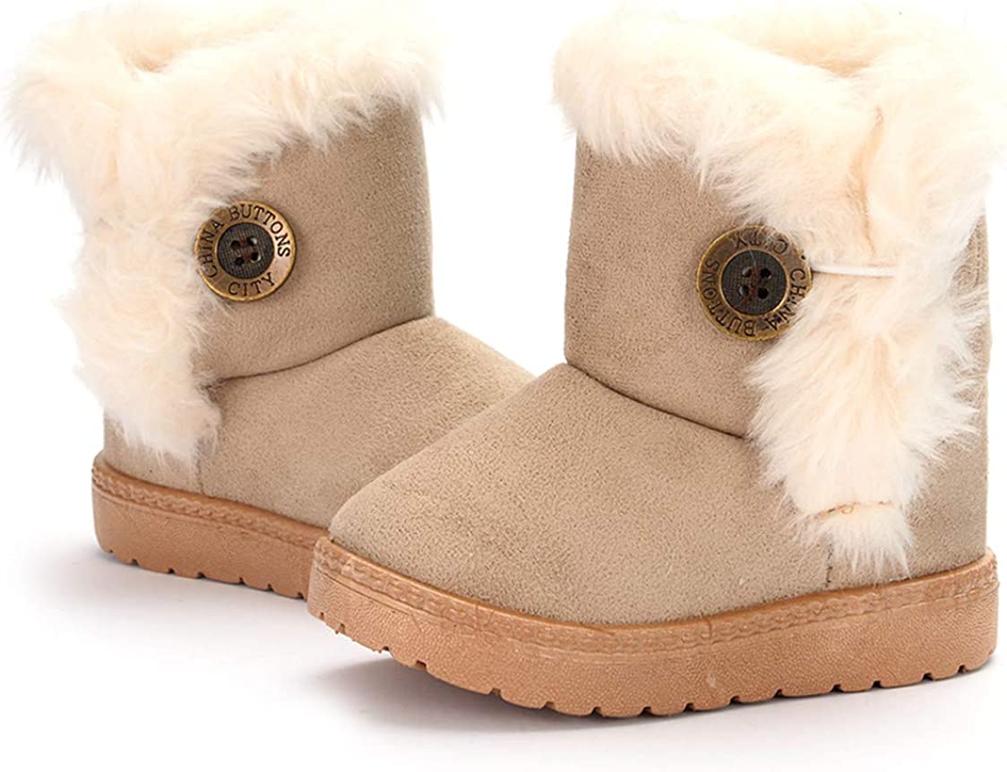 Cute and Cozy: Button-Closure Boots for Boys and Girls