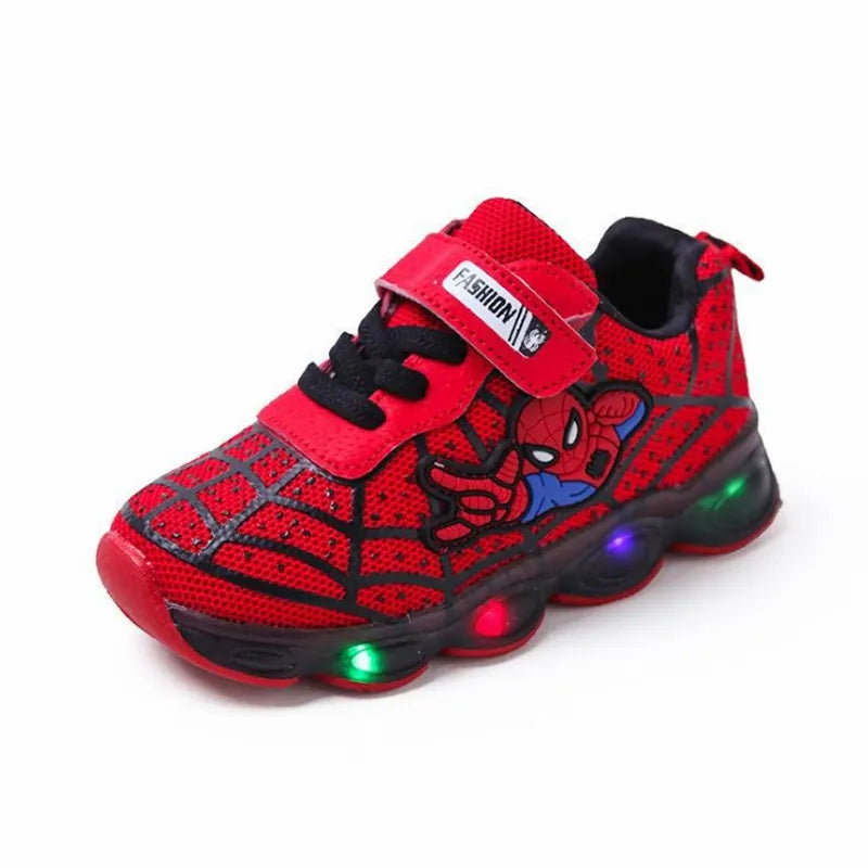 Superhero-Inspired LED Light-Up Shoes for Kids